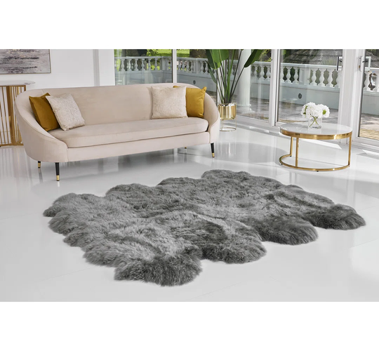 Aurelio Sheepskin Grey Rug