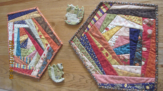 Colorful "Crazy Quilt