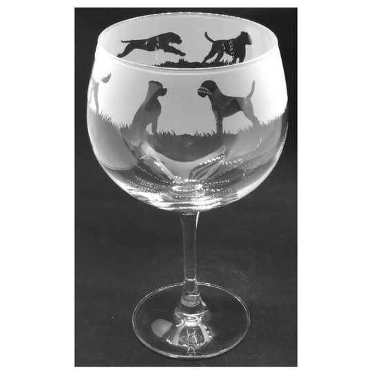 70Cl Glass Gin Balloon With Boxer Design