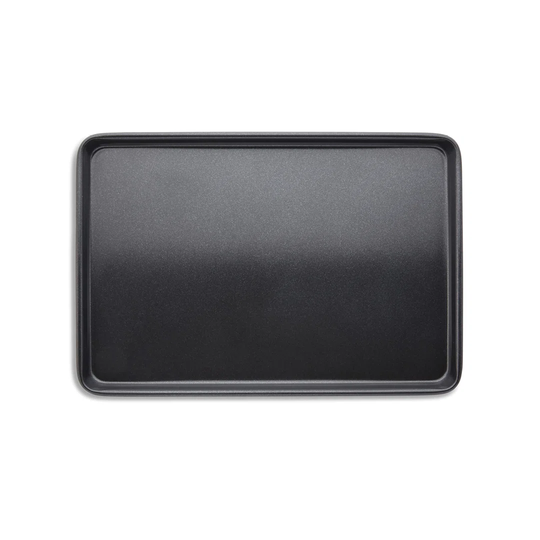 Tower T943003HG3 Large Baking Tray in Aluminised Steel with Non-Stick Coating, Black