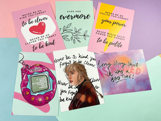 Evermore Postcard Set, Taylor Gift
