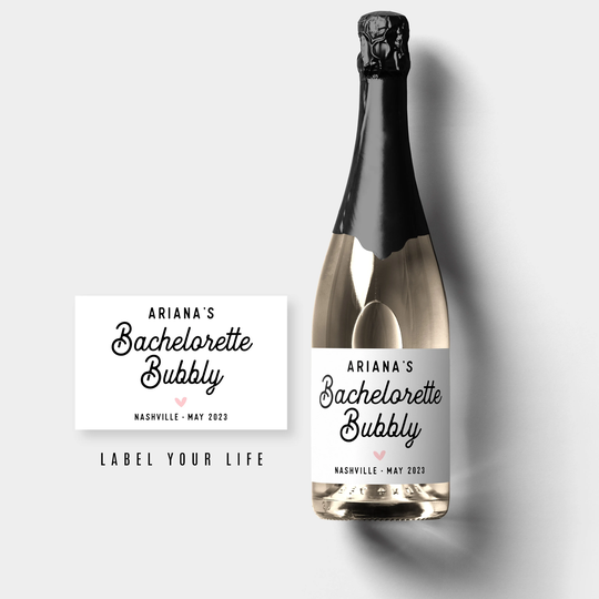 Bachelorette Bubbly Champagne Labels/Party