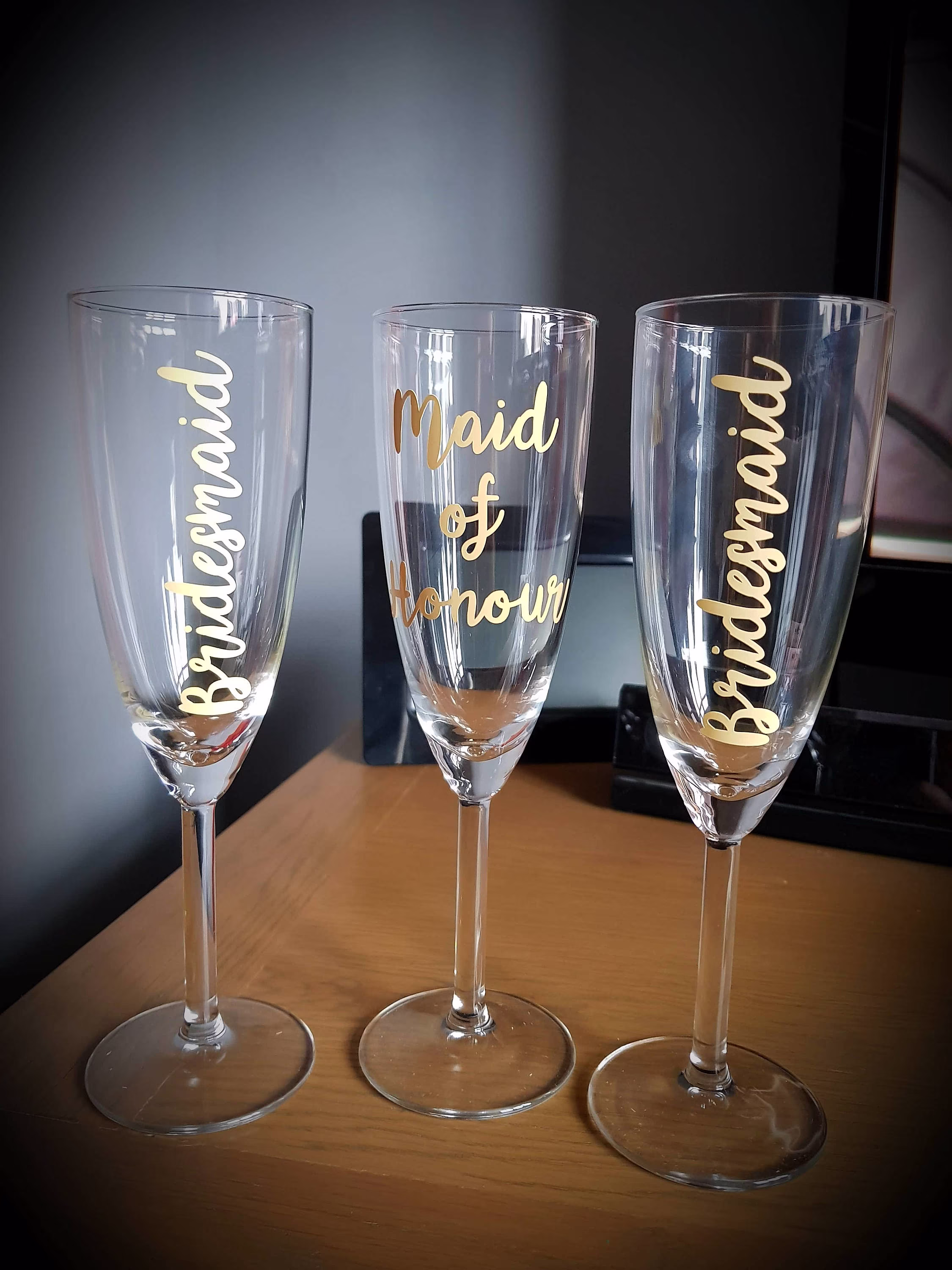Personalised Champagne Glass, Bridesmaid Prosecco Will You Be My Gift, Maid Of Honor Proposal, Hen Party