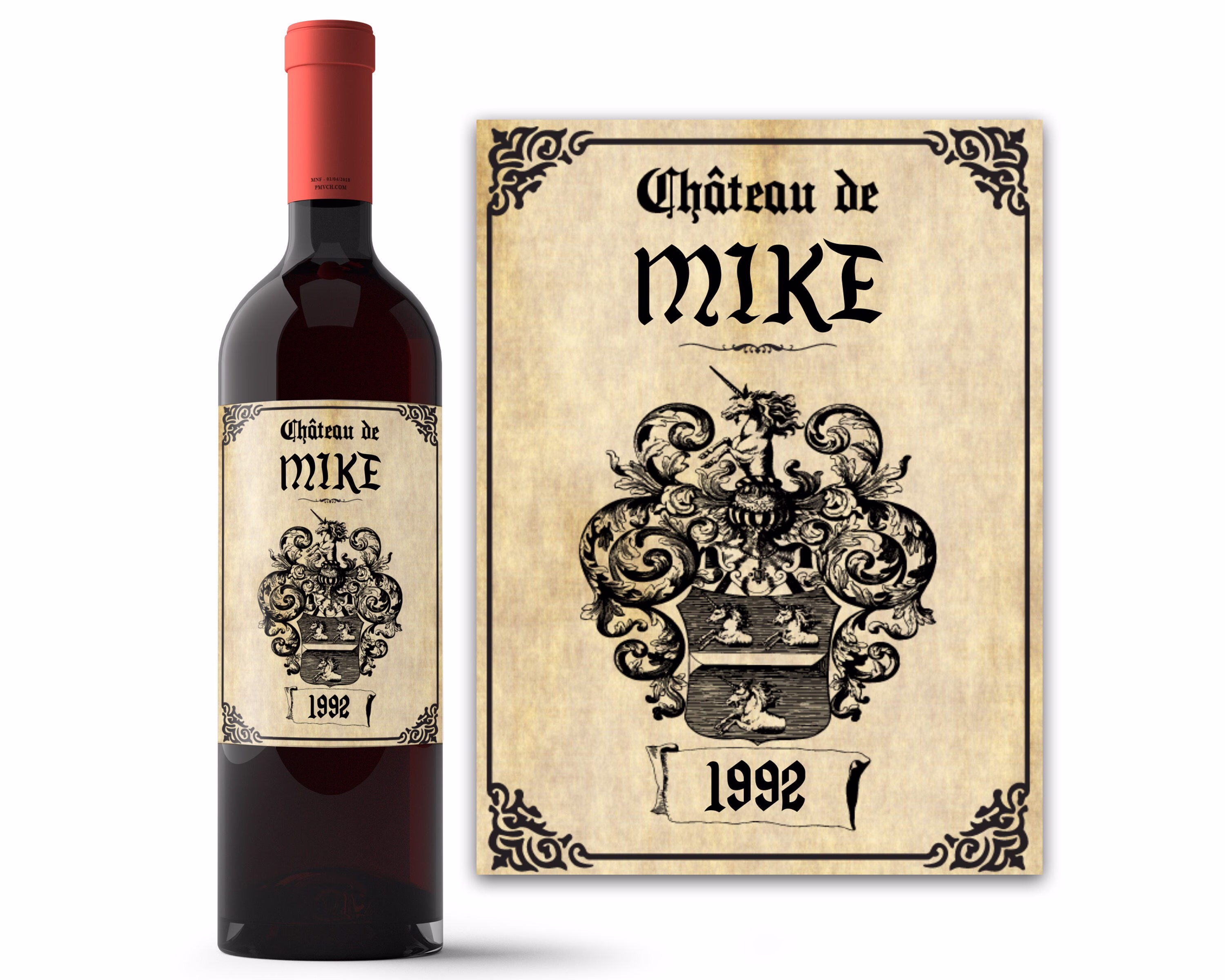 30Th Birthday Gift For Him - Custom Wine Labels Party Cheers To 30 Years