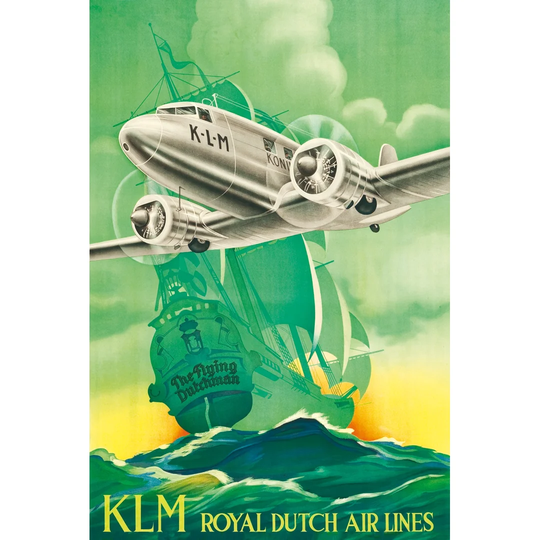 KLM Royal Dutch Air Lines - Art Print