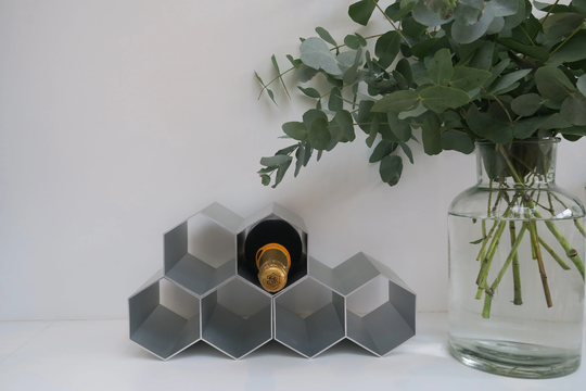 Hexagonal Wine Rack/storage Honeycomb Nesting Aluminium Holder