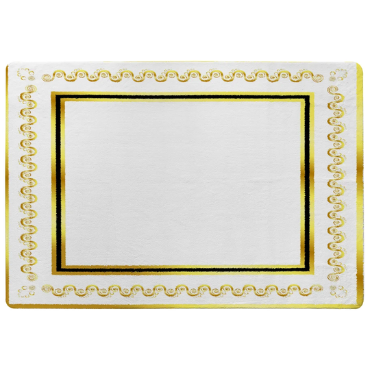Noga Shaggy White Area Rug