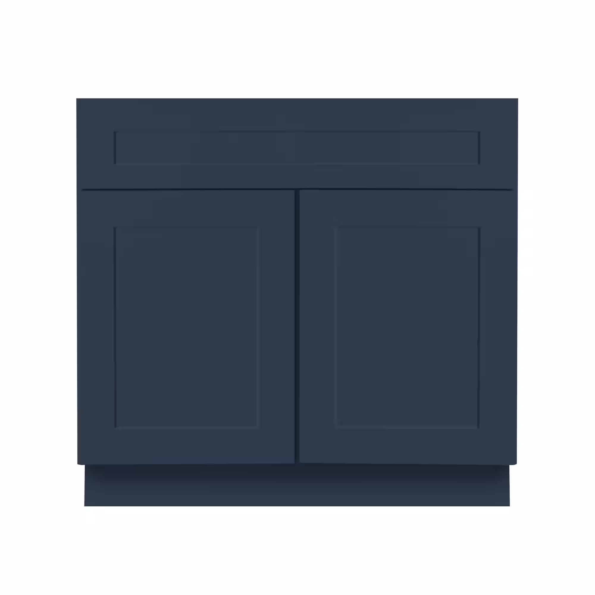 Bathroom Vanity 30 Inch, Single Sink Vanity, Navy Blue Shaker Cabinet, Solid Wood - In. Wide X 34.5 High 21 Deep