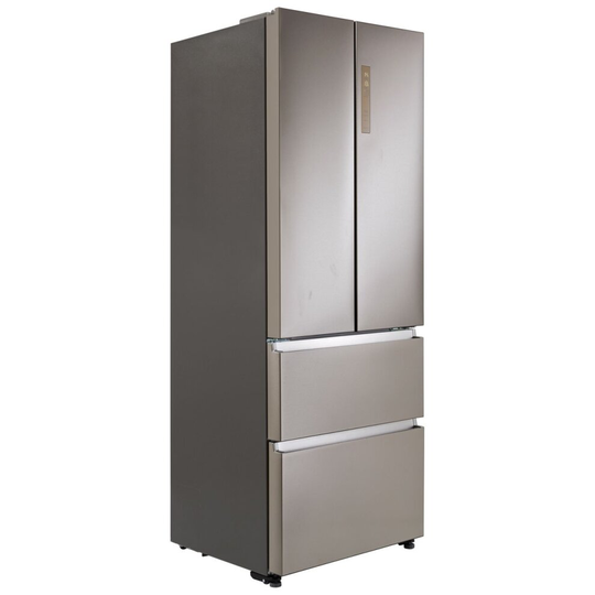 Haier HB15FPAA 60/40 Frost Free Fridge Freezer - Stainless Steel Effect