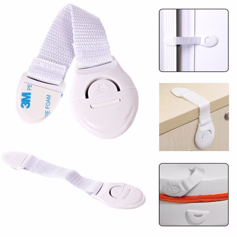 Child Baby Safety Lock Cupboard Cabinet Drawer Fridge Toddler Babyproof