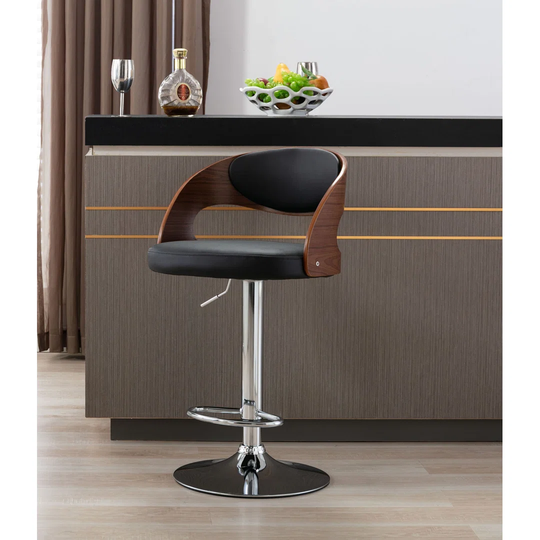 Nathalia Height Adjustable Swivel Bar Stool