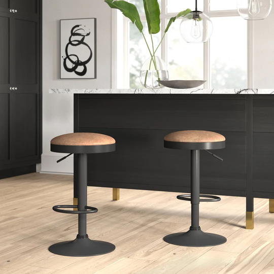 Chonie Height Adjustable Swivel Bar Stool
