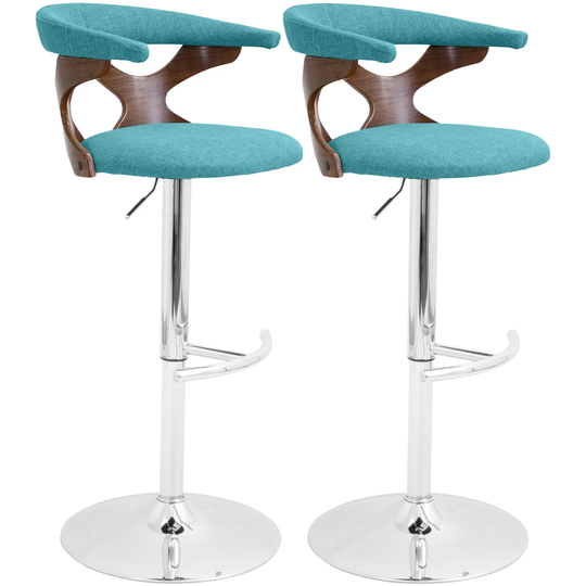 East Wakulla Height Adjustable Swivel Bar Stool