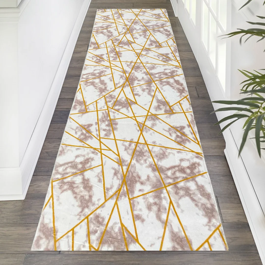 Isadora Flatweave Beige/Gold/Grey Rug