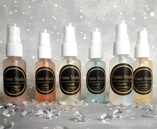 Pillow Mist & Room Spray 30Ml, Stress Relief, White Lavender, Spa Relax, Lavender Chamomile, Clean Cotton, Tranquil Sleep