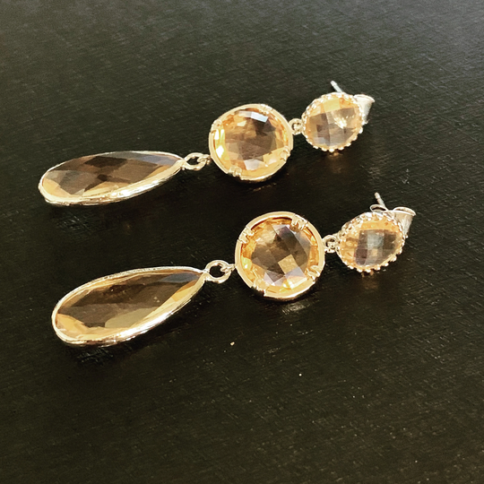 Champagne Glass Earrings