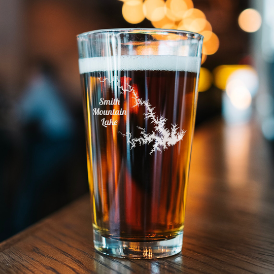 Smith Mountain Lake - Engraved Pint Glass