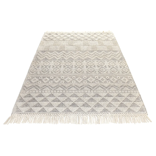 Gunhilda Handwoven Beige/Grey Rug