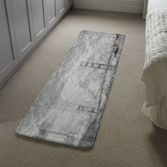 Mantooth San Fran Designer Shaggy Grey Rug