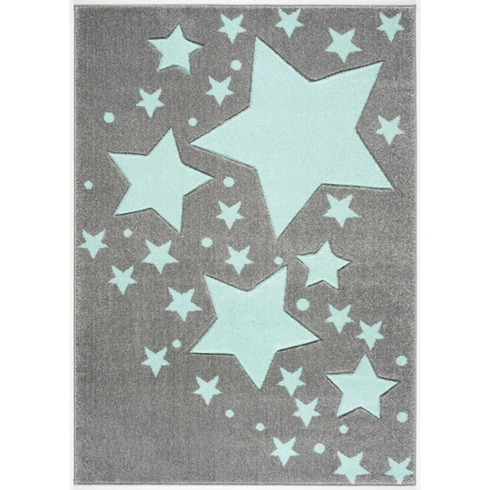 Starline Power Loom Grey/Blue Rug