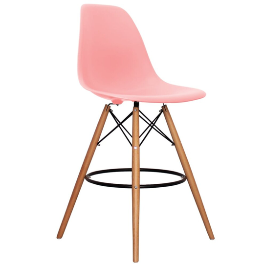 (PINK ) Classic Design Eiffel Tower Inspired Bar stool