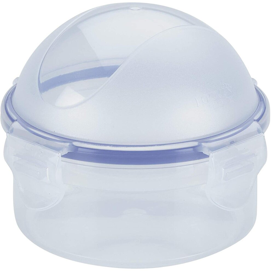 300ml Onion Dome Fridge Storage - Lock Food Containers Round Plastic Lid Domed - lock food storage onion containers round plastic lid domed lunch