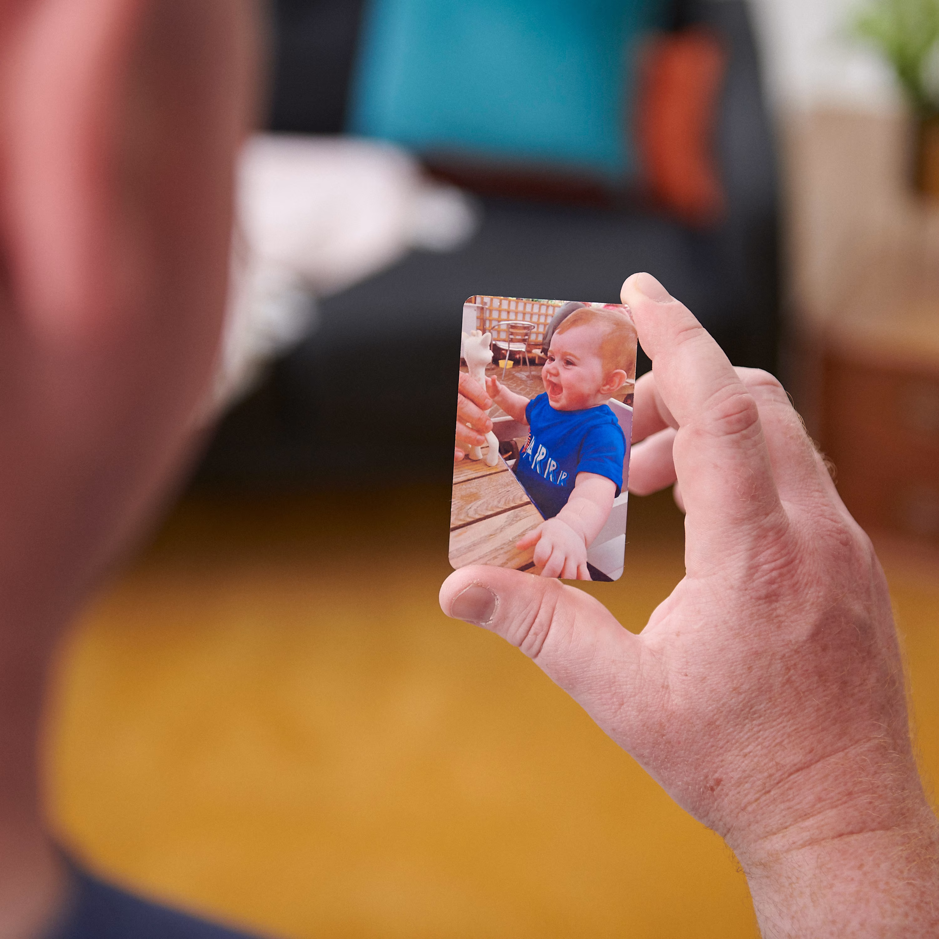 Personalised Daddy's Father's Day Photo Wallet Card