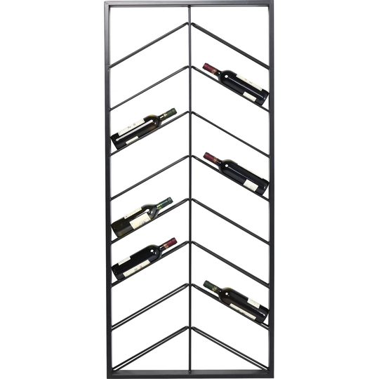 Double 16 Bottle Hanging Wine Rack