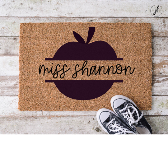 Custom Name Doormat For Teachers, Teacher Doormat, Welcome Mat, Gift, Classroom Decor