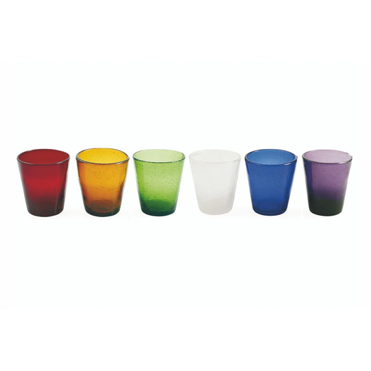 Cancun 6 Piece Glass Assorted Glassware Set
