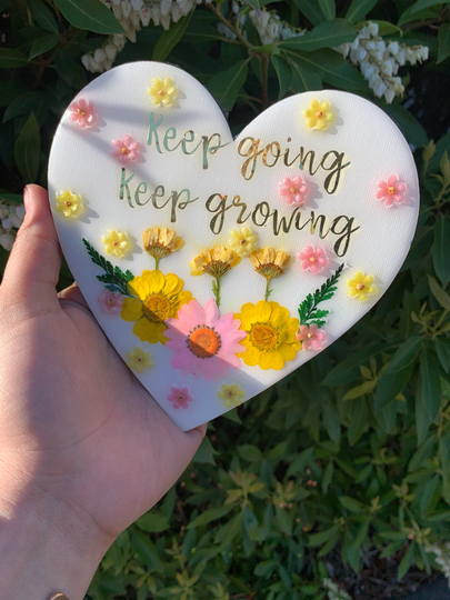 Keep Growing Going | Large Magnets Resin Thoughtful Gifts Mental Health Affirmation Health Gifts Housewarming Gift