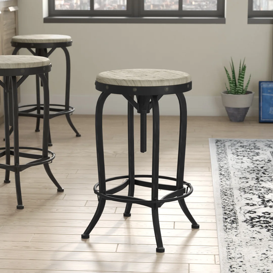 Knowsley Height Adjustable Swivel Bar Stool