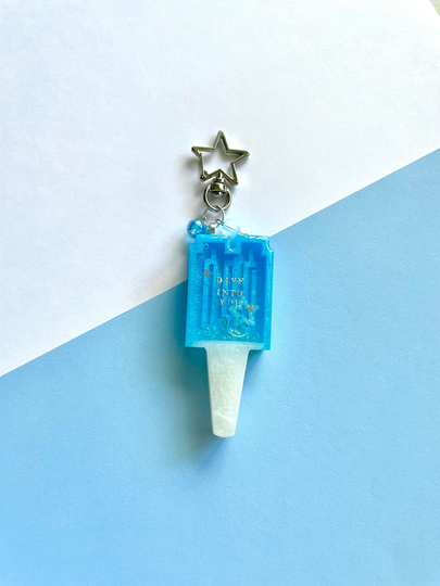 Dive Into You Light Stick Shaker Keychain