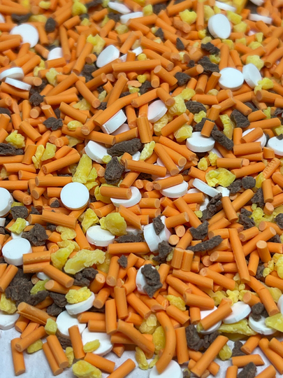 Fall Sprinkles, Fake Bake Polymer Clay Faux Jimmies