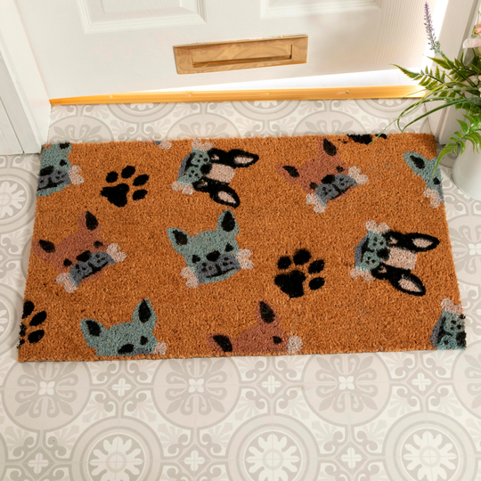 Cute Dog Faces Doormat