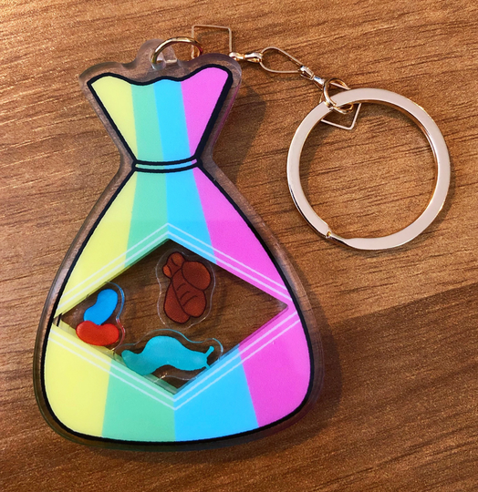 Wizard Sweets Shaker Keychain