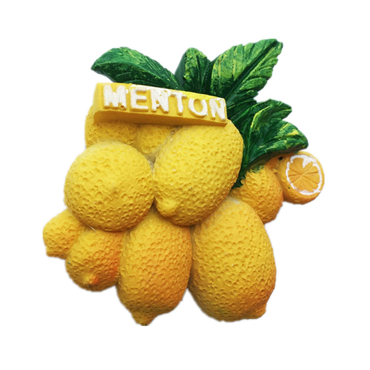 Menton Lemon France Fridge Magnet Travel Souvenir Gift Collection Craft Refrigerator Decoration