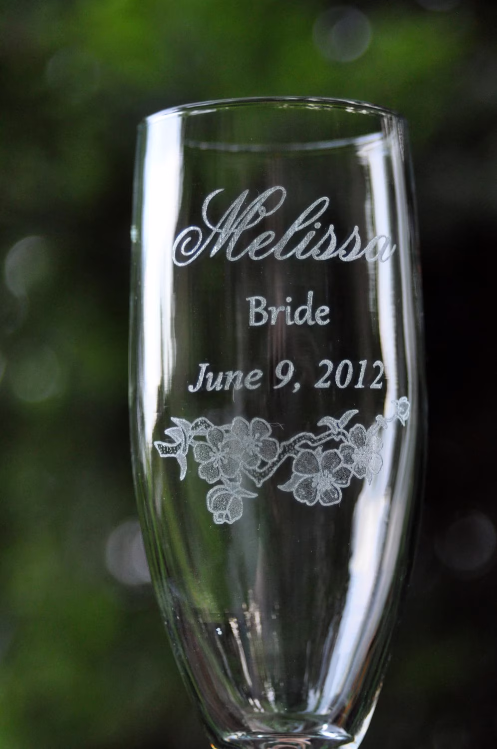 Wedding Toasting Glasses, Decor, Table Settings, "Bride" & "Groom