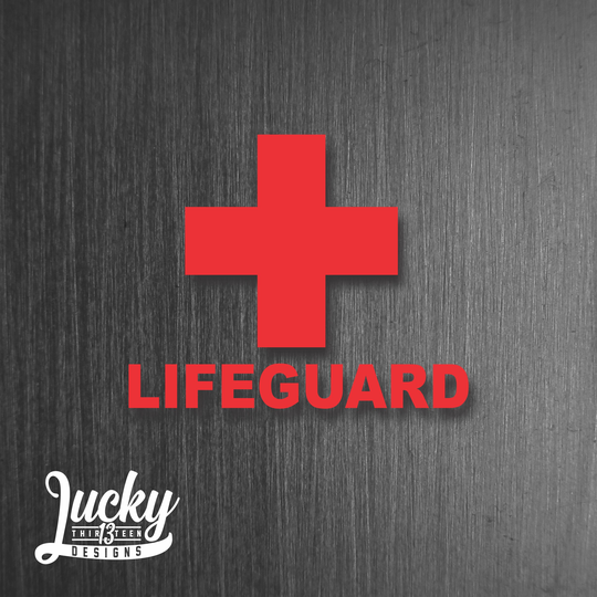 Lifeguard Vinyl Decal