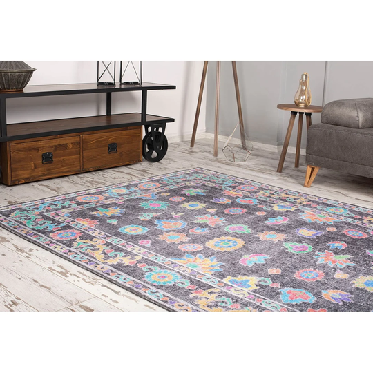 Berrier Blue/Grey/Yellow Rug