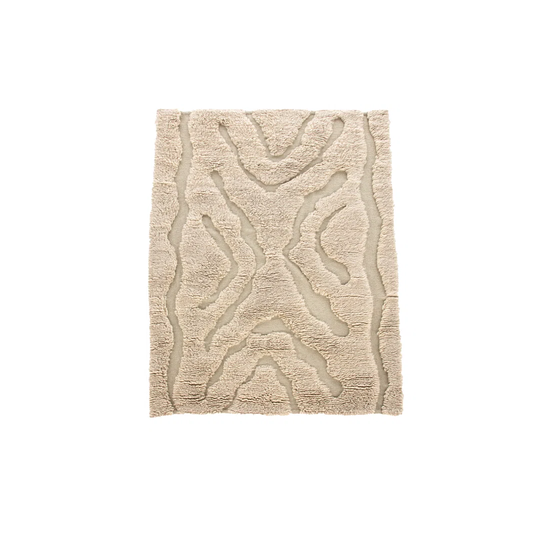 Charlo Wool/Cotton Beige Rug