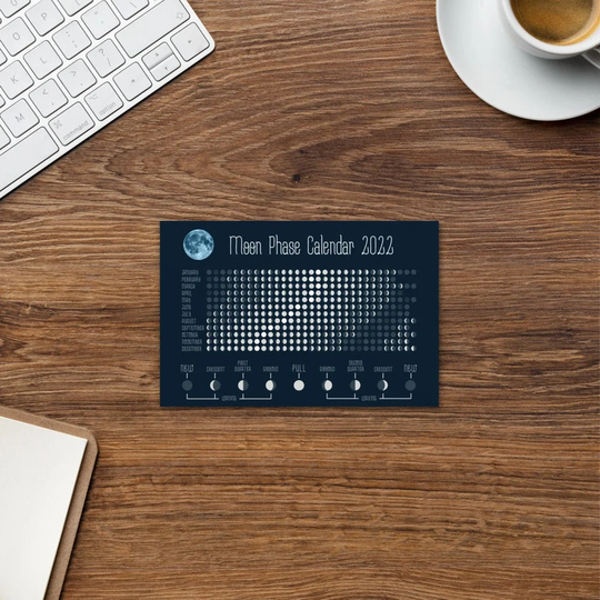 2022 Lunar Moon Phase Calendar - Perfect Gift