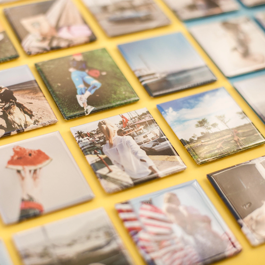 Personalized Stocking Stuffers - 9 Custom Photo Magnets 2x2