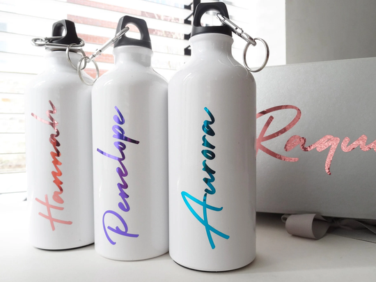 Water Bottle Sticker, Glass Decal, Gift Box Favor, Name Stickers, Wedding Custom Vinyl Personalised Yeti Sticker