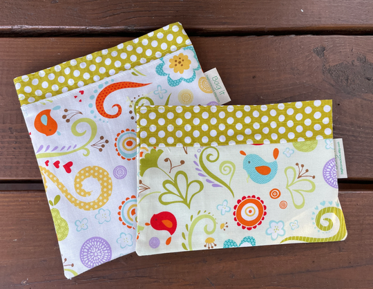 Reuse Sandwich Bag - Reusable Snack Fabric Eco Friendly Lunch Bags Waste Free Good Life
