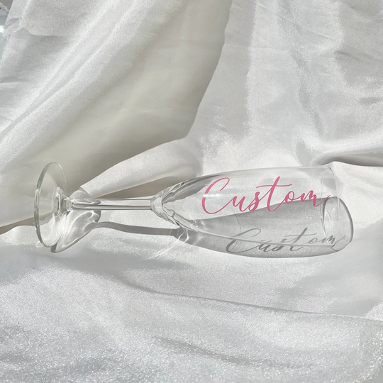 Custom Champagne Glass