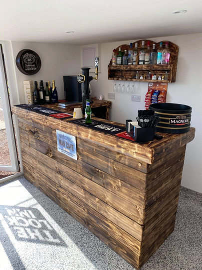 Bespoke Handmade Double Return Bar
