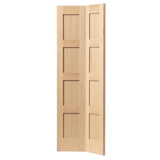 Snowdon Oak Bi-Fold Internal Door Unfinished