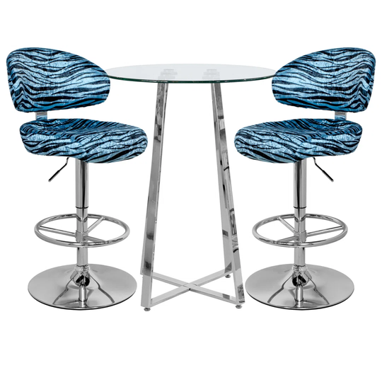 Faiyaz Dining Set with 2 Chairs