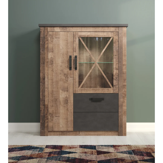 Mckinzie 114 Cm Wide 2 Drawer Highboard